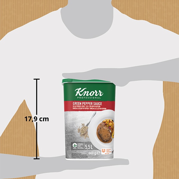 Knorr Salsa Pimienta Verde deshidratada bote 660g - 